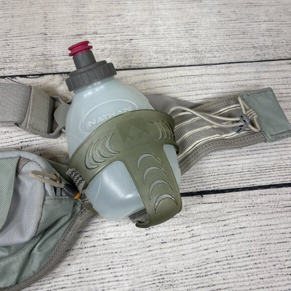 Nanthan Running Cycling Hydration Adjustable Trail Mix Belt with 2 Bottl… - Picture 8 of 15